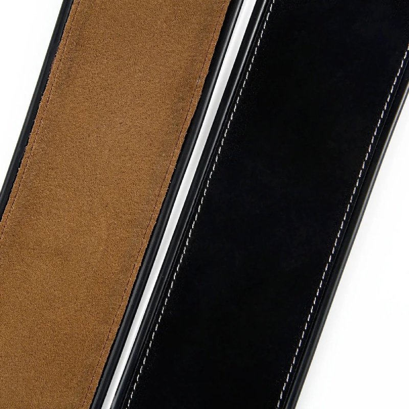 détails cuir Sangle de Guitare en Cuir motif Rose