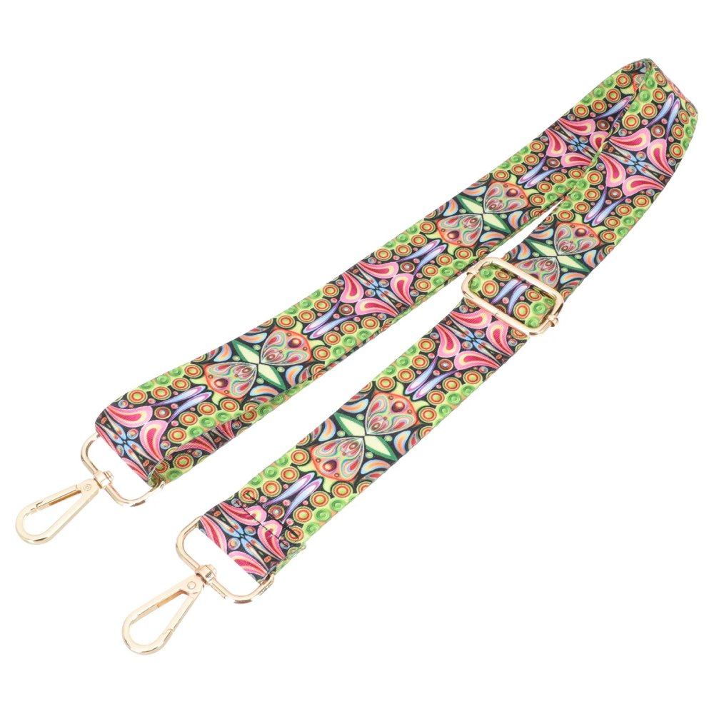 détails de la Sangle de Banjo ajustable avec motifs Floraux imprimés