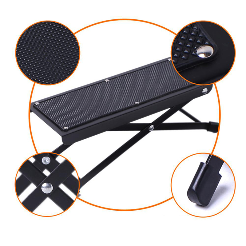 détails techniques du Repose Pied guitare pliable et portable