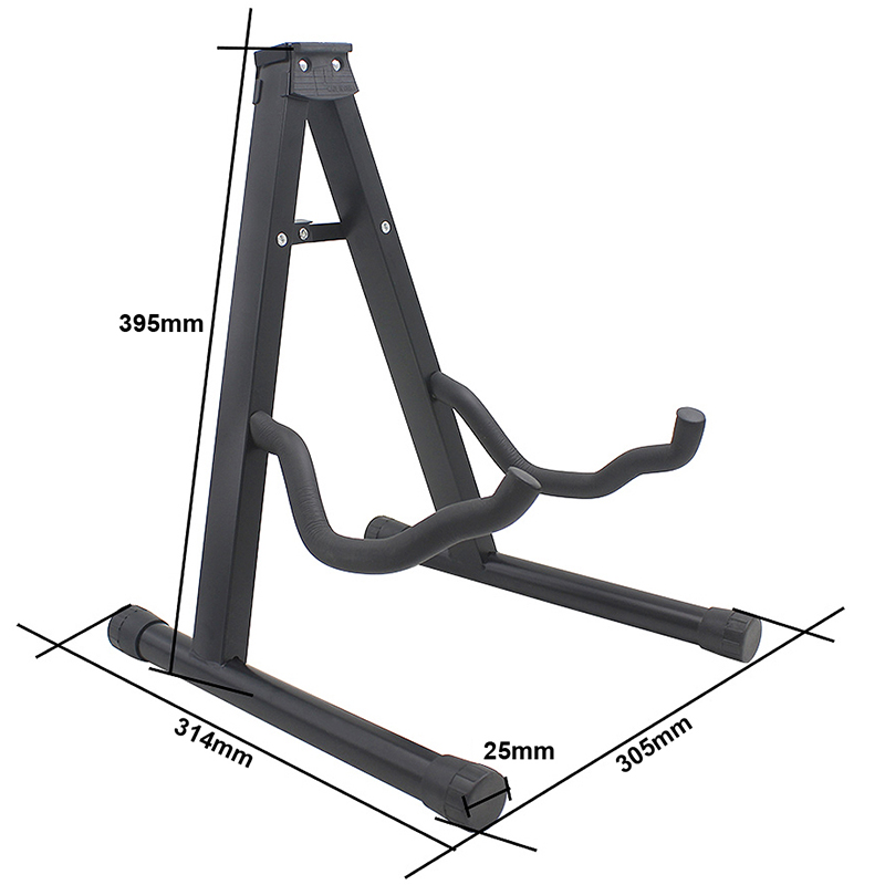 dimensions Porte guitare trépied pilant pour guitare