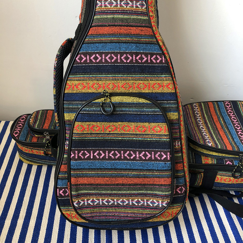 étui pour Ukulélé - Style vintage - 2 tailles au choix