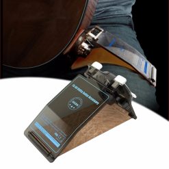Magnifique Support de Guitare Électrique en Bois Massif Repose-Jambe WoodTone Pro